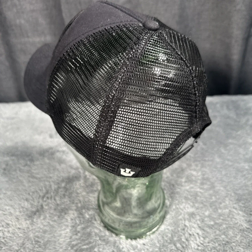 Goorin Bros The Farm The Black Sheep Black Trucker Hat One Size Snapback